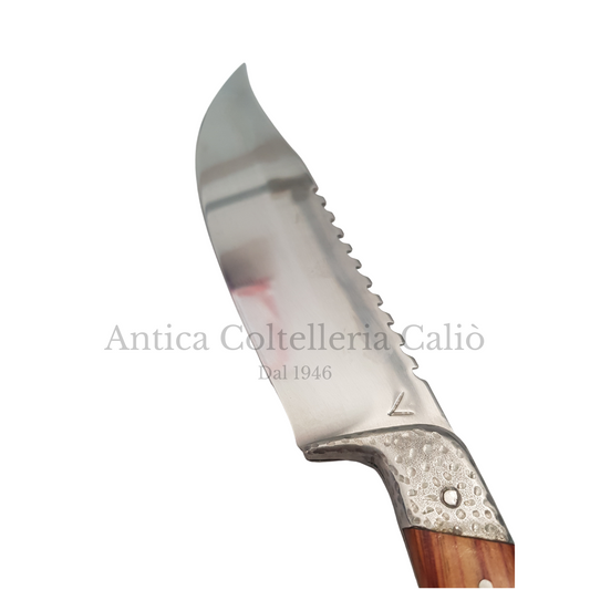 Coltello a lama fissa in legno di Rosa